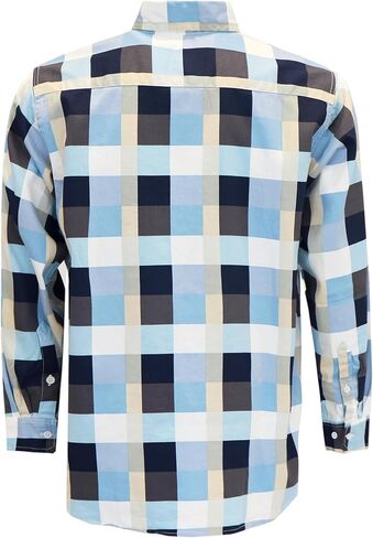 VATRENUS FR Shirts for Men Print Plaid 6.5oz Flame Resistant 100% Cotton Men's Pre-Washed Fire Retardant Work Shirt in Saudi Arabia