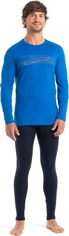 حذاء Icebreaker Merino للرجال 200 Oasis Ls Crewe Ski Stripes in Kuwait