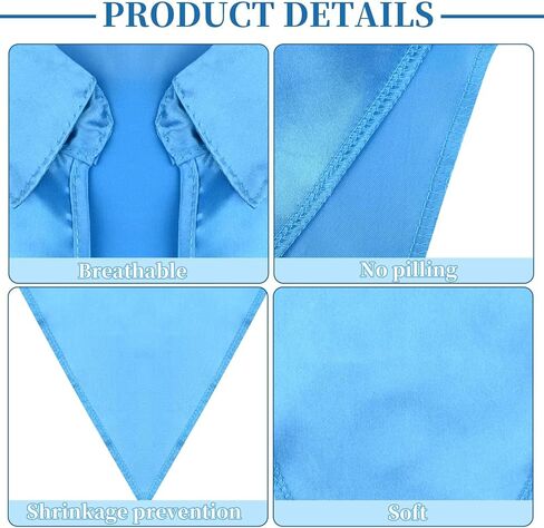 3 PCS Halloween Cosplay Costume Accessories Include Wig Orange Satin Square Scarf and Fake Blue Collar for Men Classic Characters Dress Up in Kuwait