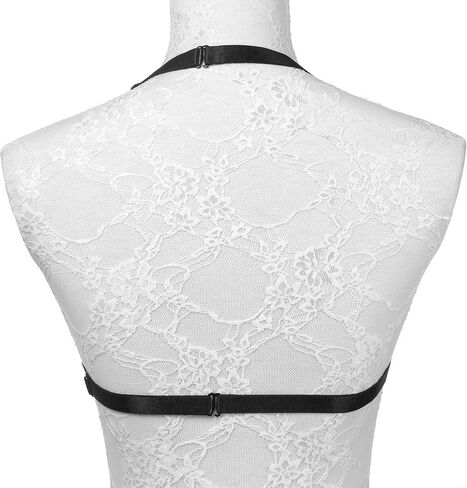 JELINDA Harness Body Accessories Black Belt Elastic Cupless Cage Bra Body for Women (Y052-black) in Saudi Arabia