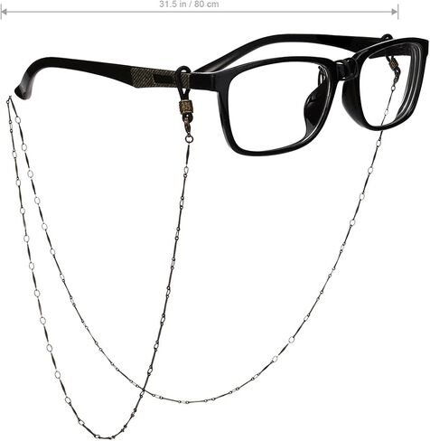 Sosoport Vintage Bronze Glasses Chain Eyeglass Necklace Cord Strap Sunglass Holder Lanyard in Kuwait