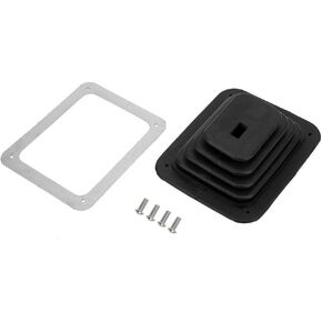 Rubber Shifter Boot Gear Panel Dust Cover 5 5/8in x 6 3/4in Manual Automatic 350 Shifter Boot Dust Cover