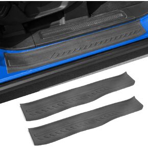 2pcs Bronco Door Sill Guards for Ford Bronco Accessories 2021 2022 2023 2024 2-Door, Car Door Edge Pad Entry Guard Threshold Stickers for Bronco(Not for 4-Door)