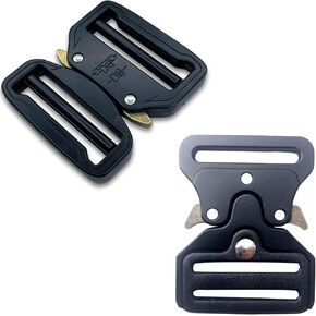 Metal Buckle Dual Adjustable Tactical Belt Buckle,2inch（50mm） Heavy Duty Belt Buckle