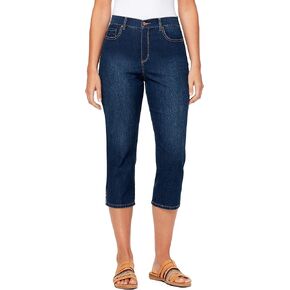 Gloria Vanderbilt Women's Amanda Capri Jean, Madison-Rivets, 16