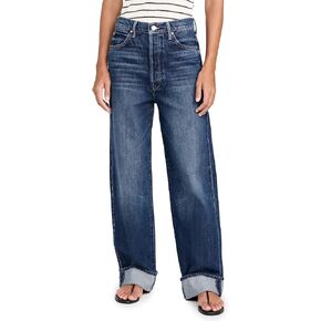 بنطلون جينز The Spitfire Nerdy Cuff للسيدات من MOTHER in Kuwait