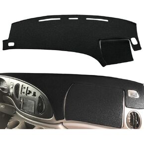 Dash Cover Mat Custom Fit for Ford E150 E250 E350 E450 Econoline Cargo Van,Dashboard Cover Pad Carpet (Dark Gray) J39