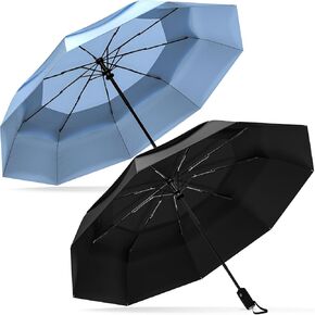 Repel Umbrella The Original Portable Travel Umbrella - Umbrellas for Rain Windproof, Strong Compact Umbrella for Wind and Rain - Perfect For On-the-Go, Car Umbrella, Backpack Umbrella