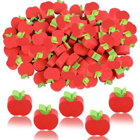 72pcs Mini Apple Erasers,Back to School Rubber Erasers for Students Back to School First Day of School Teachers Classroom Supplies Reward Prizes in Saudi Arabia