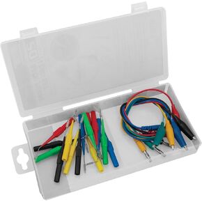 Performance Tool W2938 - 15-Piece Back Probe Kit with Color-Coded Probes and Extension Leads for Testing Harness Connectors and Automotive Sensors