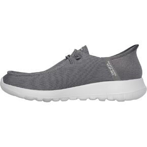 Skechers Men's Gowalk Max Slip-Ins-Athletic Slip-On Casual Walking Shoes | Air-Cooled Memory Foam Sneaker, Gray, 7