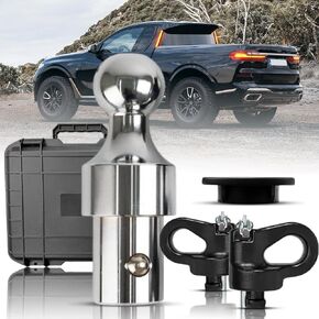 60692 Puck System Gooseneck Hitch Ball Kit, 2-5/16-In Gooseneck Ball, Compatible with 2013-2021 Ford F250 F350 F450, 2016-2020 Chevy Silverado/GMC Sierra/Nissan Titan XD Trucks