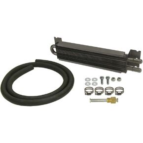 Derale 13222 Frame Rail Transmission Cooler , Black