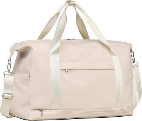 حقيبة رياضية Vorspack للنساء - حقيبة دفل مقاس 20 بوصة للسفر، حقيبة صغيرة من القماش الخشن مع جيب مبلل، حقيبة خفيفة الوزن لعطلة نهاية الأسبوع للرجال وصالة الألعاب الرياضية واليوجا - أسود in Kuwait