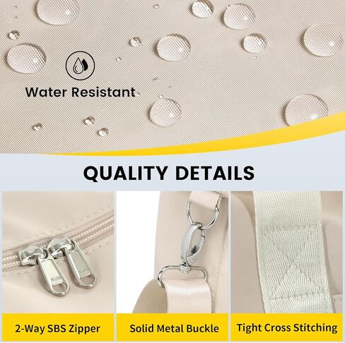 حقيبة رياضية Vorspack للنساء - حقيبة دفل مقاس 20 بوصة للسفر، حقيبة صغيرة من القماش الخشن مع جيب مبلل، حقيبة خفيفة الوزن لعطلة نهاية الأسبوع للرجال وصالة الألعاب الرياضية واليوجا - أسود in Kuwait