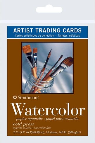 Strathmore 300 Series Bristol Artist Trading Cards, Smooth Surface, 20 Sheets in Saudi Arabia