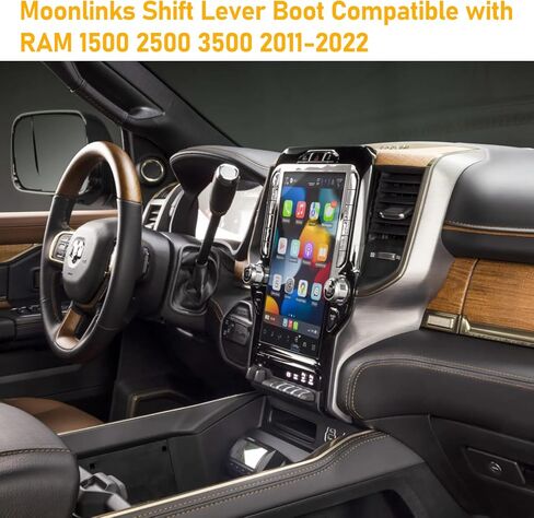 Moonlinks متوافقة مع شاحنة دودج رام بيك اب 1500 2011-2013 رام 2500 2011-2018 رام 3500 2011، 2013-2018، 2021-2022، غطاء ذراع ناقل الحركة المطاطي استبدال لـ 68400287AA 68400287 in Kuwait