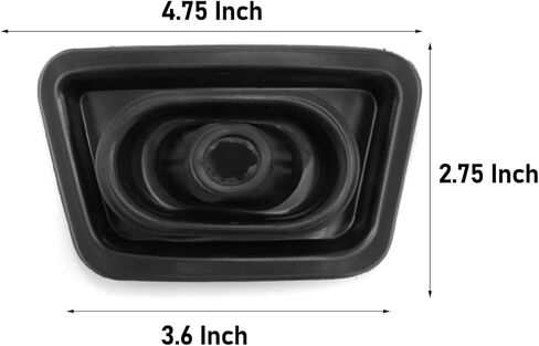 Moonlinks متوافقة مع شاحنة دودج رام بيك اب 1500 2011-2013 رام 2500 2011-2018 رام 3500 2011، 2013-2018، 2021-2022، غطاء ذراع ناقل الحركة المطاطي استبدال لـ 68400287AA 68400287 in Kuwait