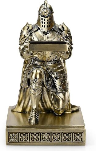 King's Guard Watch Display Stand نظارات مجوهرات سوار قلادة حامل صواني أبراج الراتنج حامل القلم Warrior Knight حامل الهاتف المحمول للمكتب والمنزل (أزرق) in Saudi Arabia