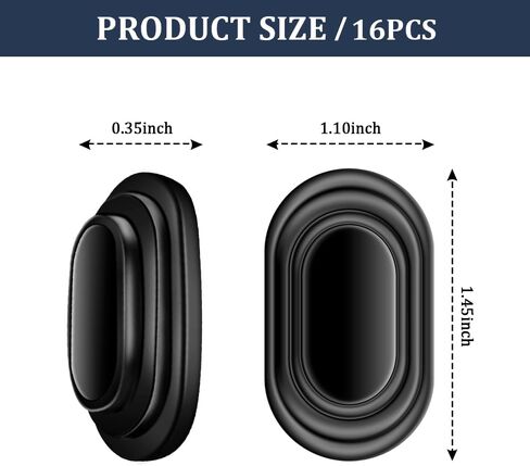 16PCS Upgraded Car Door Shock Absorbers,Thickened Silicone Car Door Slam Stopper with Self Adhesive,Universal Soundproof Car Door Protector for Car Door/Bumper/Hood/Trunk in Saudi Arabia