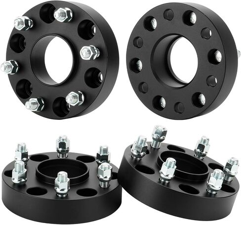 4PCS 2'' 6x5.5 Hubcentric Wheel Spacers Fit for Cadillac Escalade, Fit for Chevrolet Silverado 1500 Suburban, Forged Spacers with 78.1mm Hub Bore M14x1.5 Studs Fit for GMC Sierra 1500 Yukon in Saudi Arabia