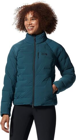 Mountain Hardwear Women's StretchDown High-Hip Jacket, Iron Oxide, Large in Saudi Arabia