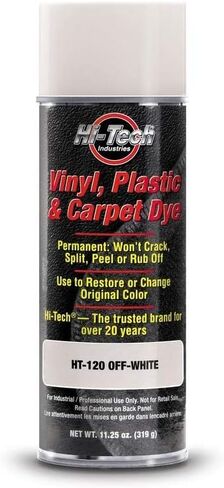 HI-TECH Vinyl, Plastic, Carpet Dye | Leather, Upholstery, Fabric Paint, Off White (1 Pack) in Saudi Arabia