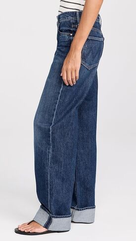 بنطلون جينز The Spitfire Nerdy Cuff للسيدات من MOTHER in Kuwait