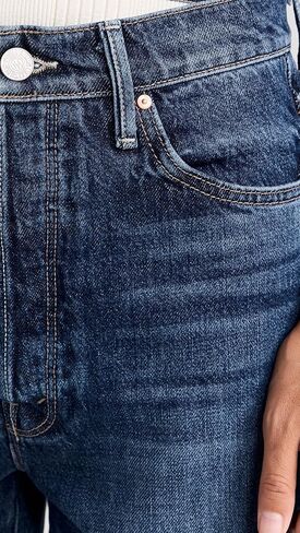 بنطلون جينز The Spitfire Nerdy Cuff للسيدات من MOTHER in Kuwait