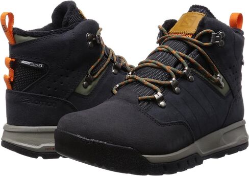 Salomon 2015/16 Men's Utility TS Winter Boots - L37605500 (Asphalt/Sage Green/Clementine-X - 9.5) in Saudi Arabia