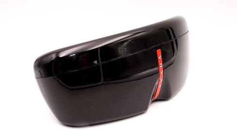 Prada Sport Gloss Black Medium Sunglass Eyeglass Case + Bundle with eSHADES Luxury Eyewear Kit in Saudi Arabia