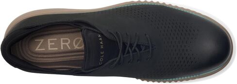 Cole Haan Men's 2.Zerogrand Laser Wing Tip Oxford Lined Loafer, Black Nubuck/Trellis/Irish Coffee, 11 in Saudi Arabia