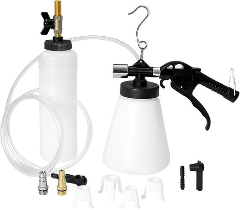 Brake Bleeder Kit 1L Pneumatic Vacuum Brake and Clutch Fluid Bleeder Tool Kit Brake Bleeder with Extractor and Refill Bottle Brake Bleeder in Kuwait