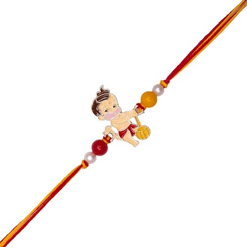 Set of 4 Rakhi Lumba for Brother Bhabhi and Bhatija Bhai Bhaiya Raksha Bandhan gift Rakhi Thread Rakhi with Roli Chawal and Greeting Card Gift Pack in Pouch/Potli bag in Saudi Arabia
