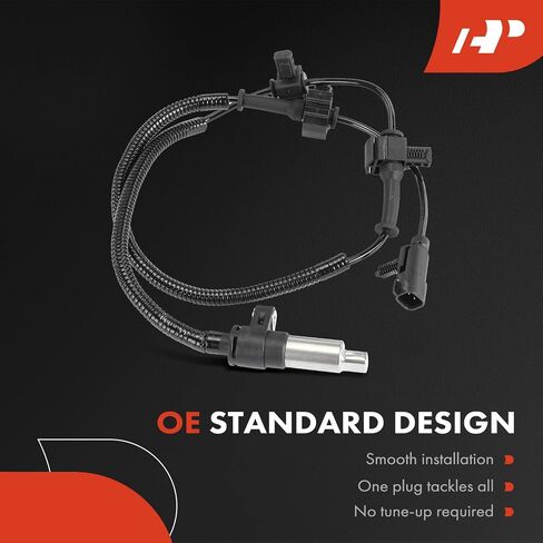 A-Premium ABS Wheel Speed Sensor Compatible with Chevrolet, GMC Models - Silverado 2500 HD 3500 HD, Sierra 2500 HD 3500 HD, 2011 2012 2013 2014 - Rear Driver and Passenger Side, 2-PC Set, 22772922 in Saudi Arabia