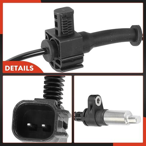 A-Premium ABS Wheel Speed Sensor Compatible with Chevrolet, GMC Models - Silverado 2500 HD 3500 HD, Sierra 2500 HD 3500 HD, 2011 2012 2013 2014 - Rear Driver and Passenger Side, 2-PC Set, 22772922 in Saudi Arabia