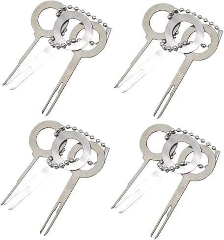 4 مجموعة أدوات إزالة المحطة الطرفية عدة سلك موصل مجتذب إبرة دبوس النازع نهاية الاتصال الإصدار القاذف مفتاح للدراجات النارية سيارة الأسلاك الكهربائية نظام تجعيد أضواء LED in Kuwait