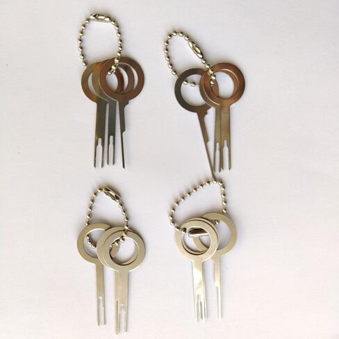 4 مجموعة أدوات إزالة المحطة الطرفية عدة سلك موصل مجتذب إبرة دبوس النازع نهاية الاتصال الإصدار القاذف مفتاح للدراجات النارية سيارة الأسلاك الكهربائية نظام تجعيد أضواء LED in Kuwait