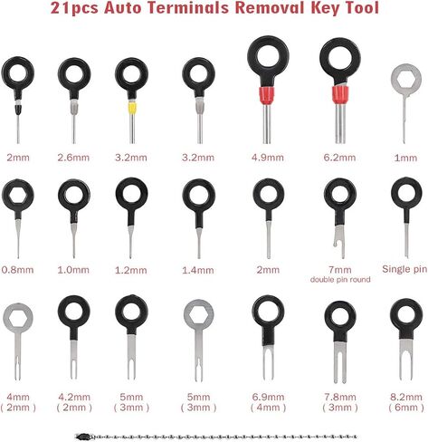Hilitchi Professional Crimper Tools Wiring Harness Crimping Set for Delphi Packard Weather Pack Terminals and Metri-Pack Connectors with Electrical Wiring Crimp Connectors Auto Terminals Pin Extractor in Saudi Arabia