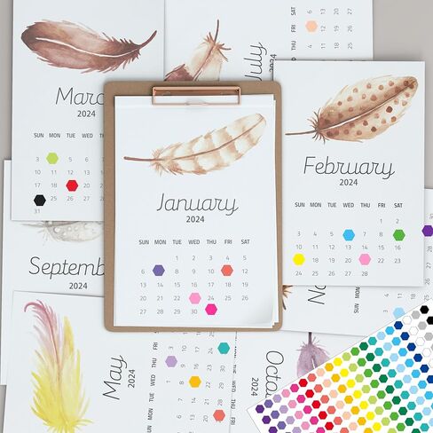 16000 PCS Small Dot Stickers 1/3" Shaped Stickets 20 Colors Color Coding Labels Circle Label Stickers for Office,Classroom in Saudi Arabia