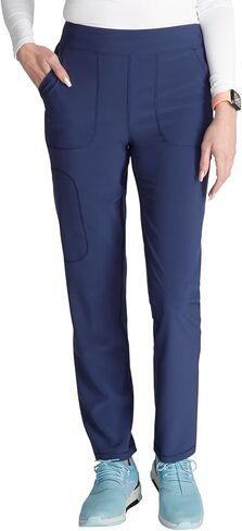 Cherokee Women Scrubs Pant Mid Rise Tapered Leg Pull-on Cargo CK248A in Saudi Arabia