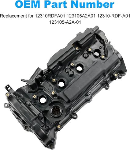 WATERWICH Engine Valve Cover with Gasket Compatible with Honda Accord 2013-2017, CR-V CRV 2015-2019 L4 2.4L Replacement for 12310RDFA01 123105A2A01 in Saudi Arabia