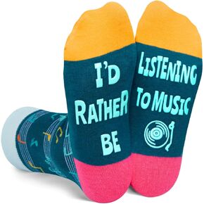 HAPPYPOP Funny Gifts For Girls Boys - Piano Dance Music Gifts For Boys Girls Kids, Cool Piano Dance Music Socks