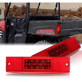 SUNPIE Tail Lights Assembly Compatible with Polaris Ranger 500 570 700 800 900 (EFI EPS Full Size EPS 4x4 Midsize LE EFI) 2009-2022,Waterproof Red Lens LED,Replace #2411450, 1 Pack