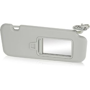 Gray Passenger Right Side Sun Visor Replacement Compatible with 2016 2017 2018 2019 Hyundai Elantra Replace 85210-F0100TTX