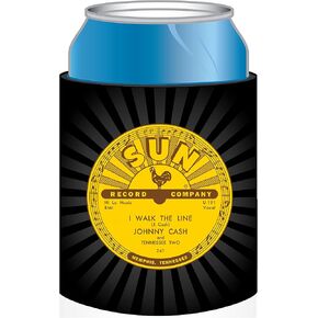 شركة Sun Records Can Coozie Johnny Cash - منتجات منتصف الجنوب