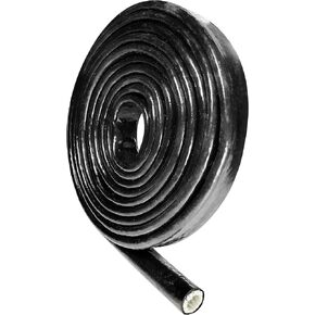 1-1/2" ID Heat Shielded Fire Thermo Armor Fire Sleeve Silicone Coated Fiberglass for Hose Lines & Electrical Wiring Black, 5 feet
