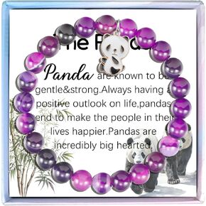 Cute Panda Bracelet Panda Gifts for Women Panda Stuff Panda Gifts Panda Charm Jewelry for Women Animal Lovers