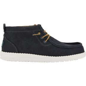 Hey Dude Men's Wally Mid Waxed Canvas Sneaker