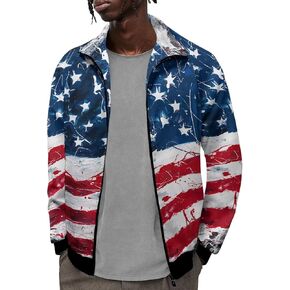 Men's Lightweight Jackets Casual Full Zip Fleece Jacket Men Coats Fashion Long Sleeve Sweatshirt